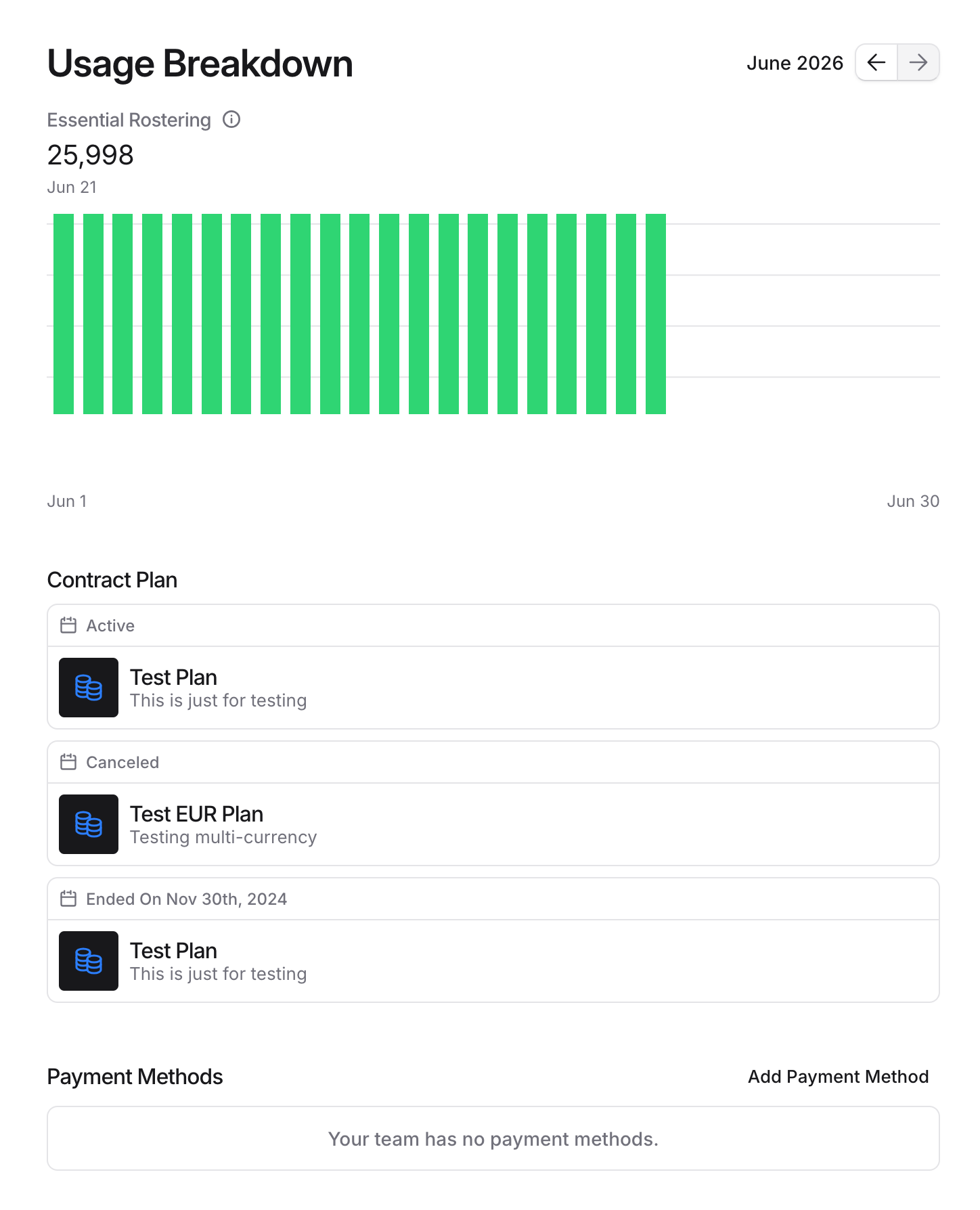 Billing Overview